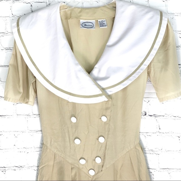 𝅺euc - Vntg QS International Shawl Collar Jump Suit - Picture 2 of 16